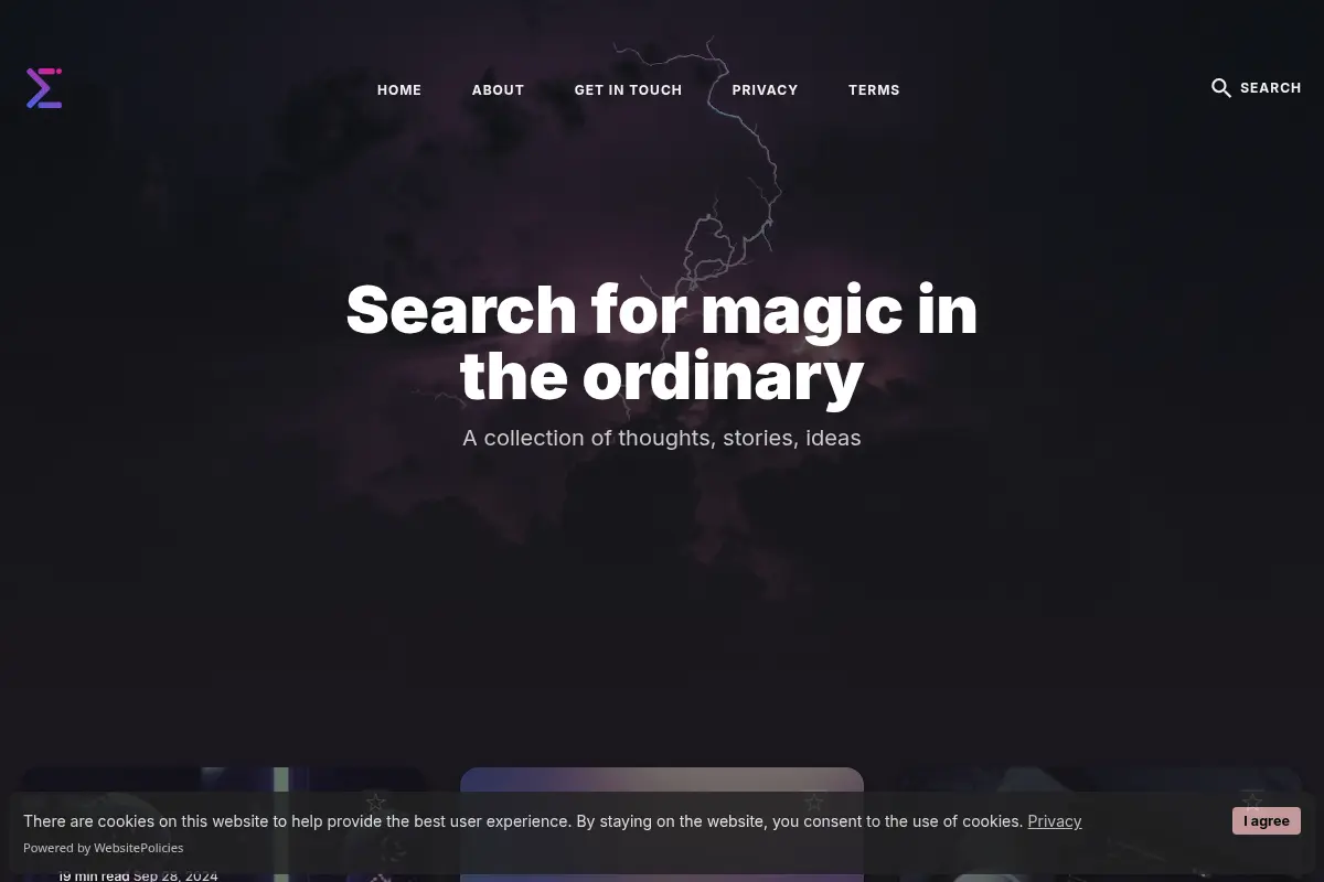 Blog by Milos Marinkovic