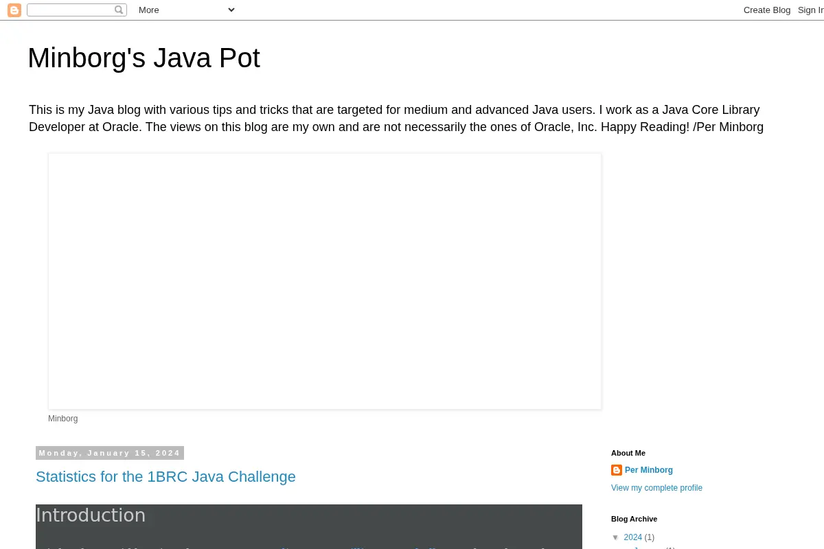 Minborg's Java Pot