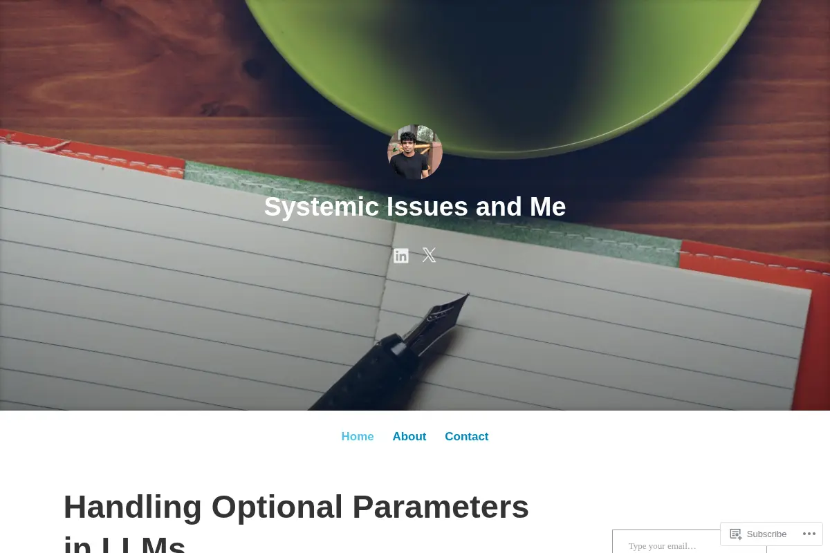 Systemic Issues and Me