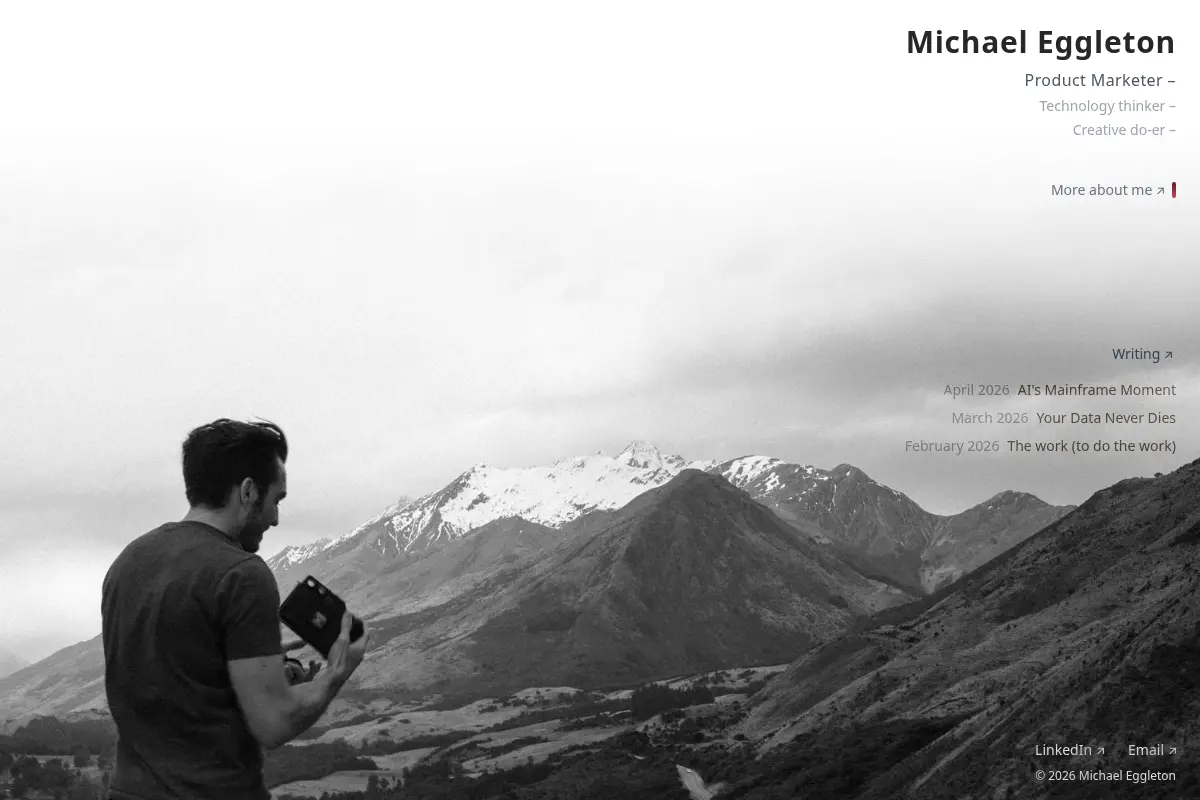 Michael J Eggleton - Product Marketing & Strategy