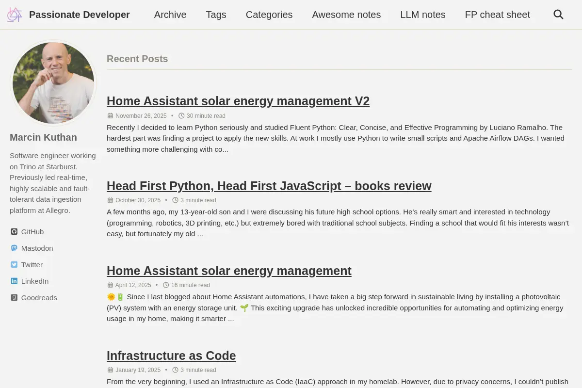 Passionate Developer