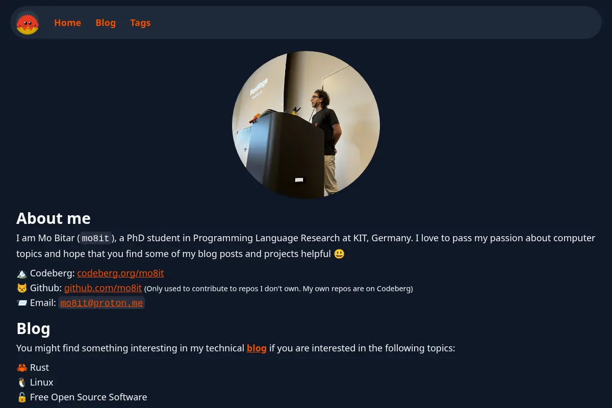 mo8it's Personal Website and Technical Blog