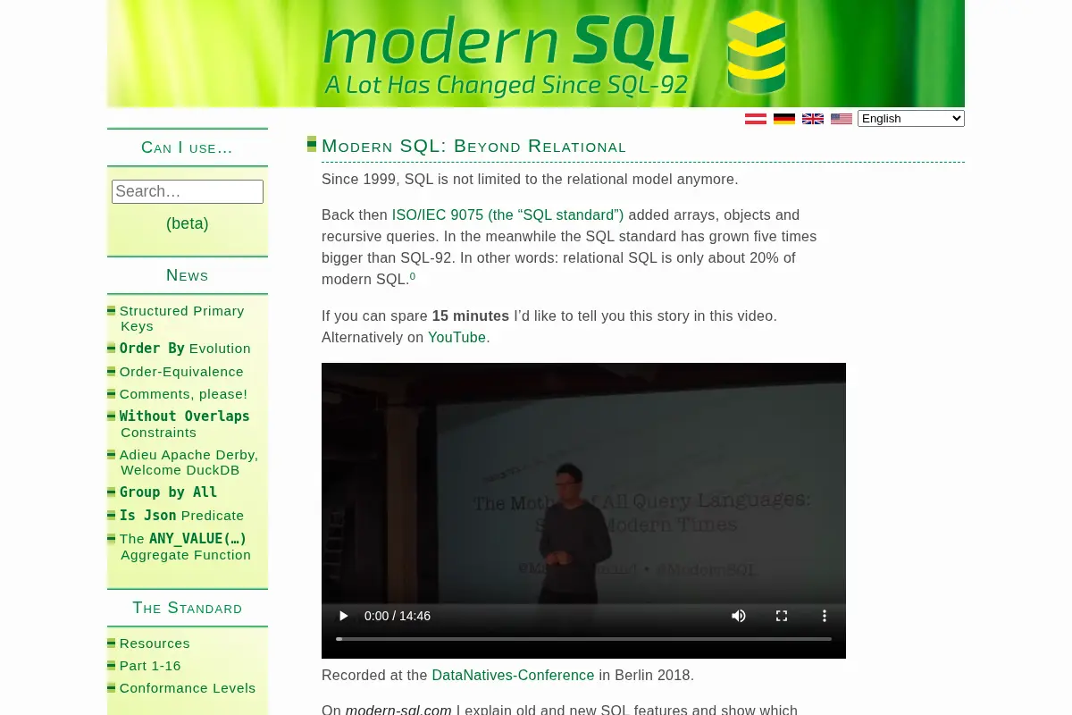 Modern SQL