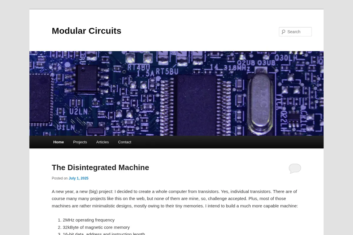 Modular Circuits