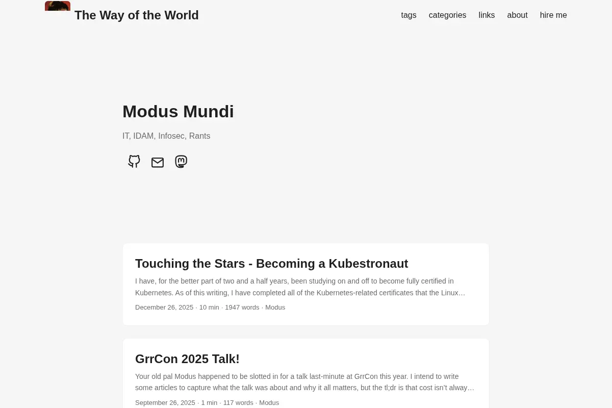 Modus Mundi
