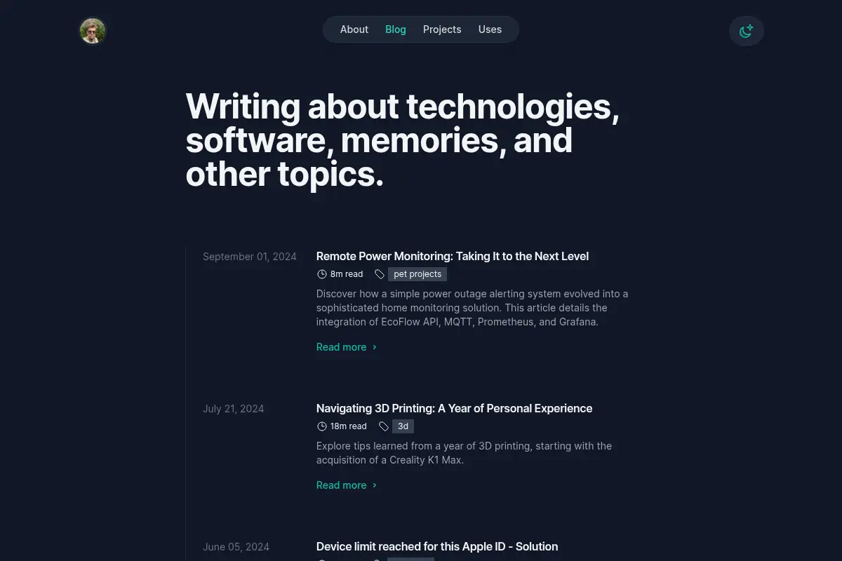 Blog · Monobit