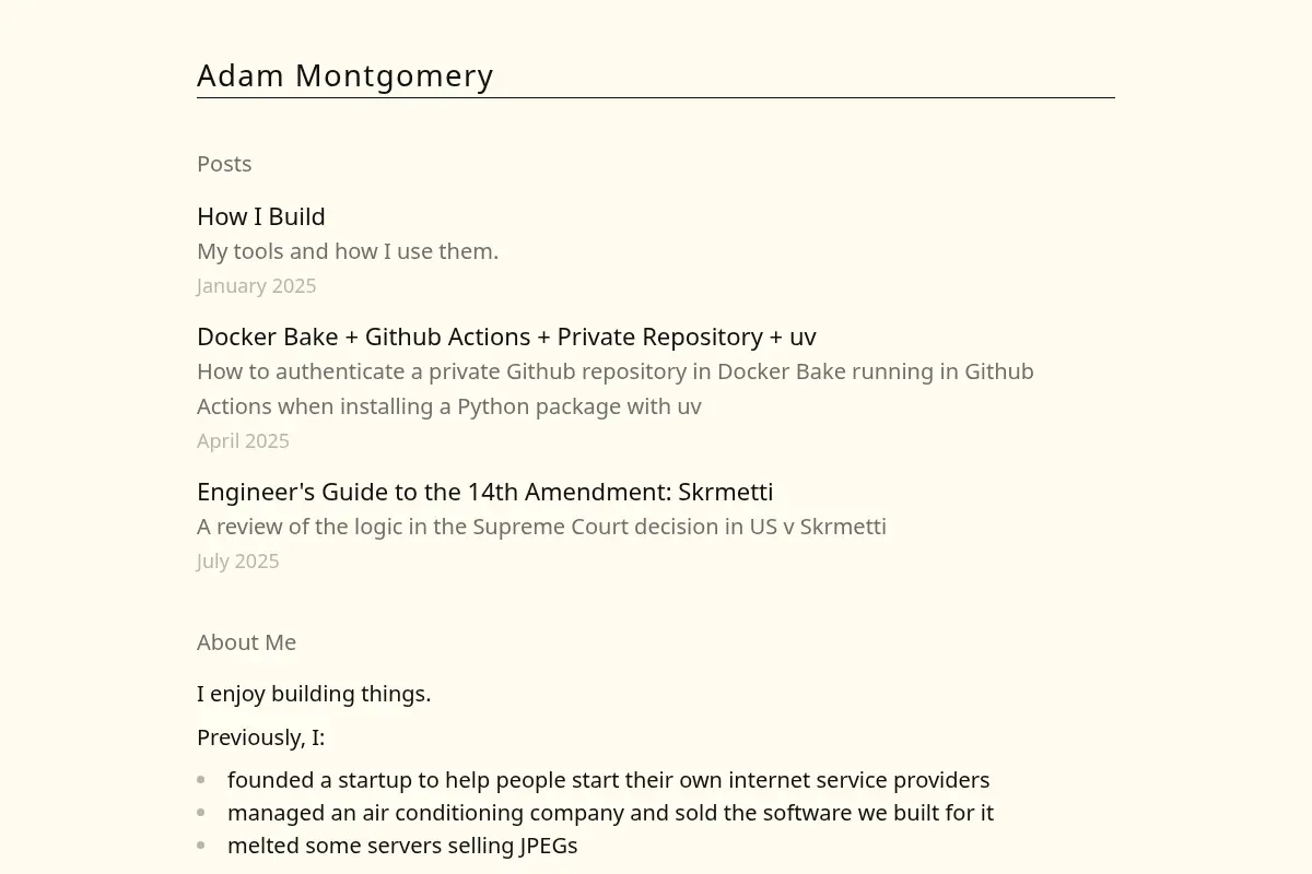 Adam Montgomery