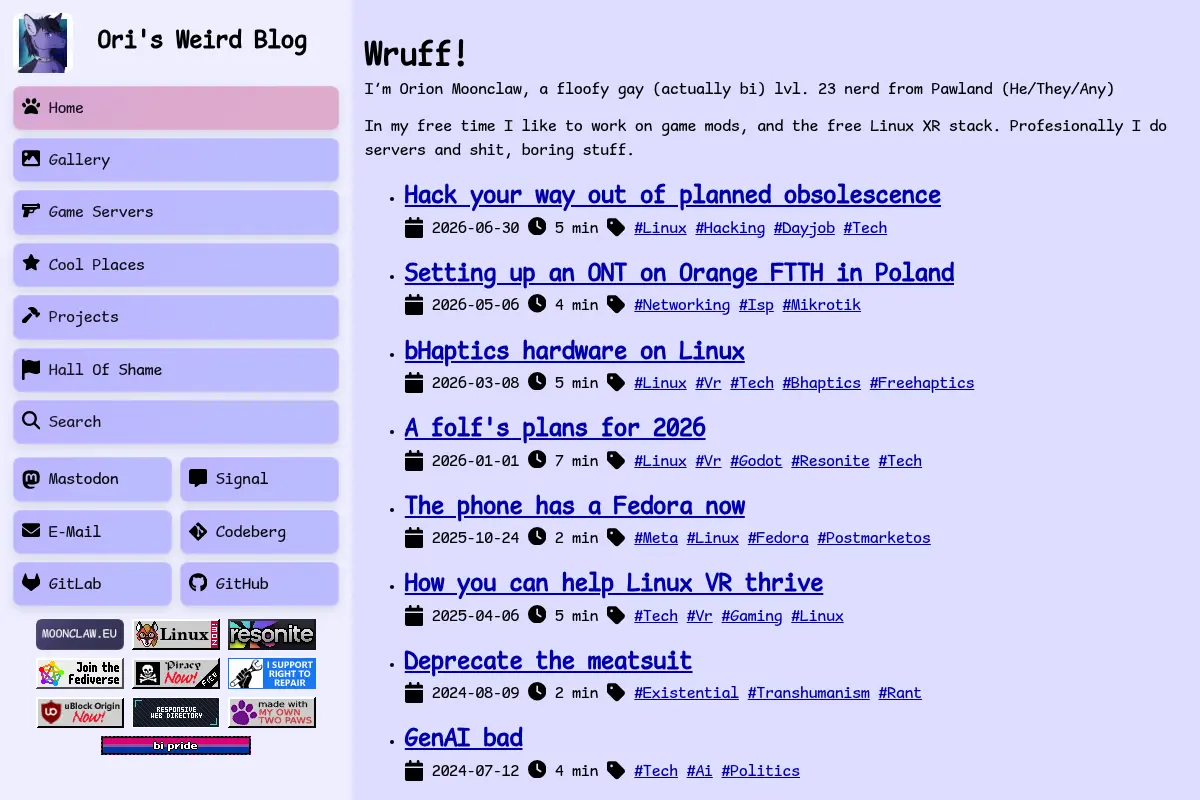 Ori's Weird Blog