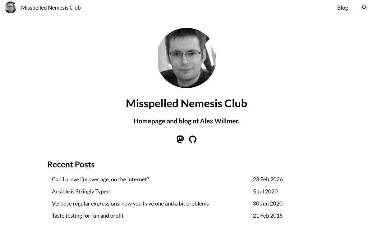 Misspelled Nemesis Club