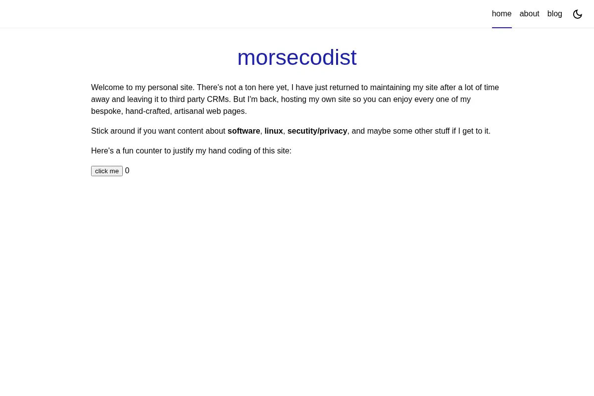 Morsecodist