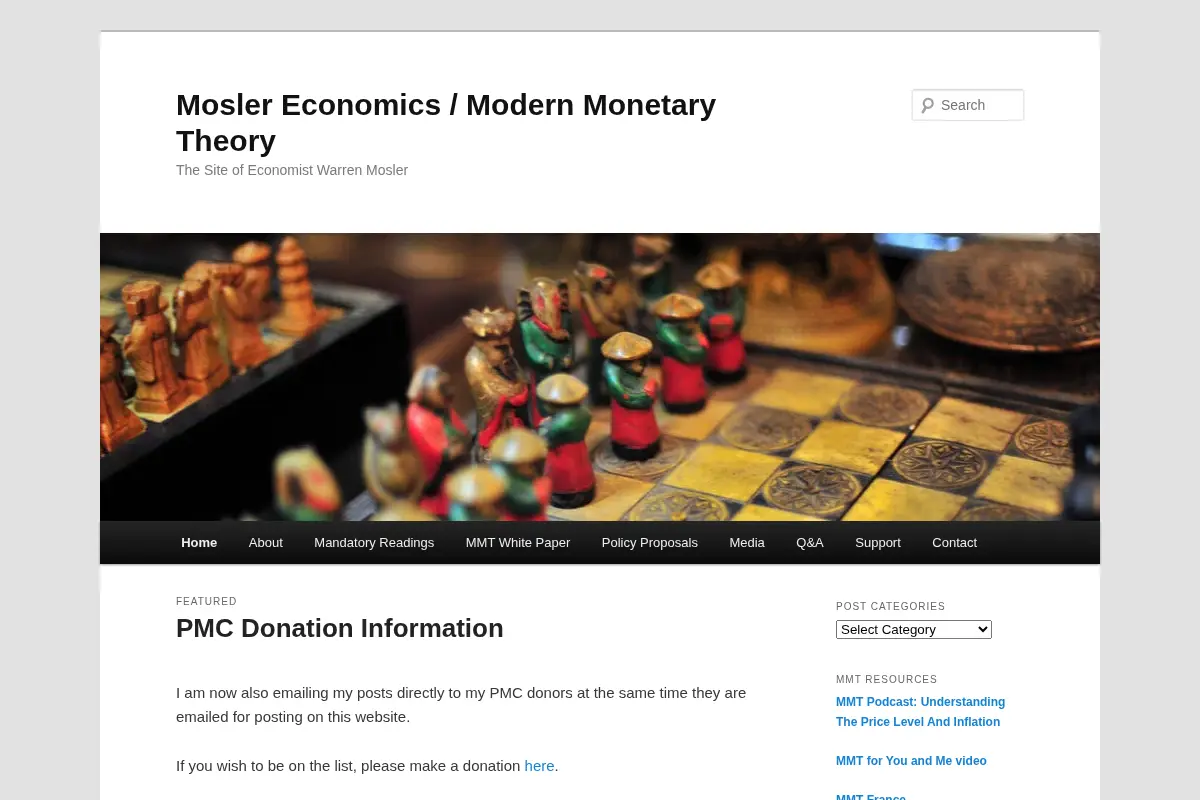Mosler Economics / Modern Monetary Theory