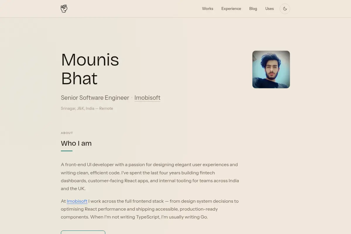 Mounis Bhat