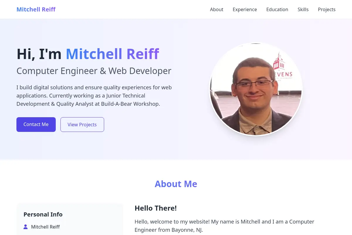 Mitchell Reiff - Computer Engineer