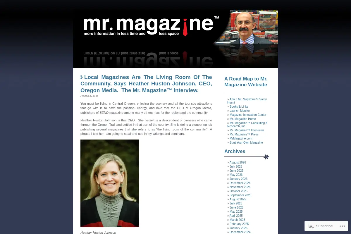 Mr. Magazine