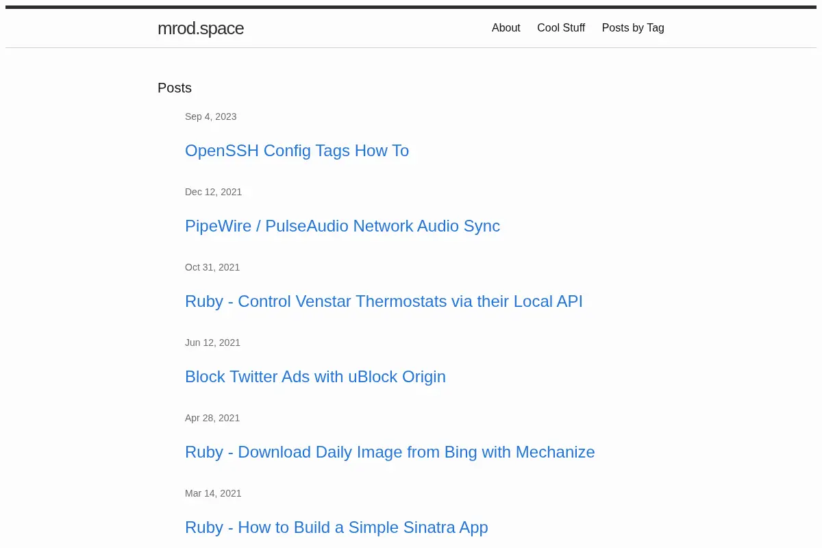 mrod.space