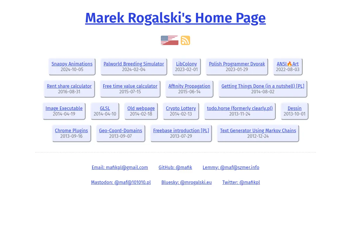 Marek Rogalski's Home Page