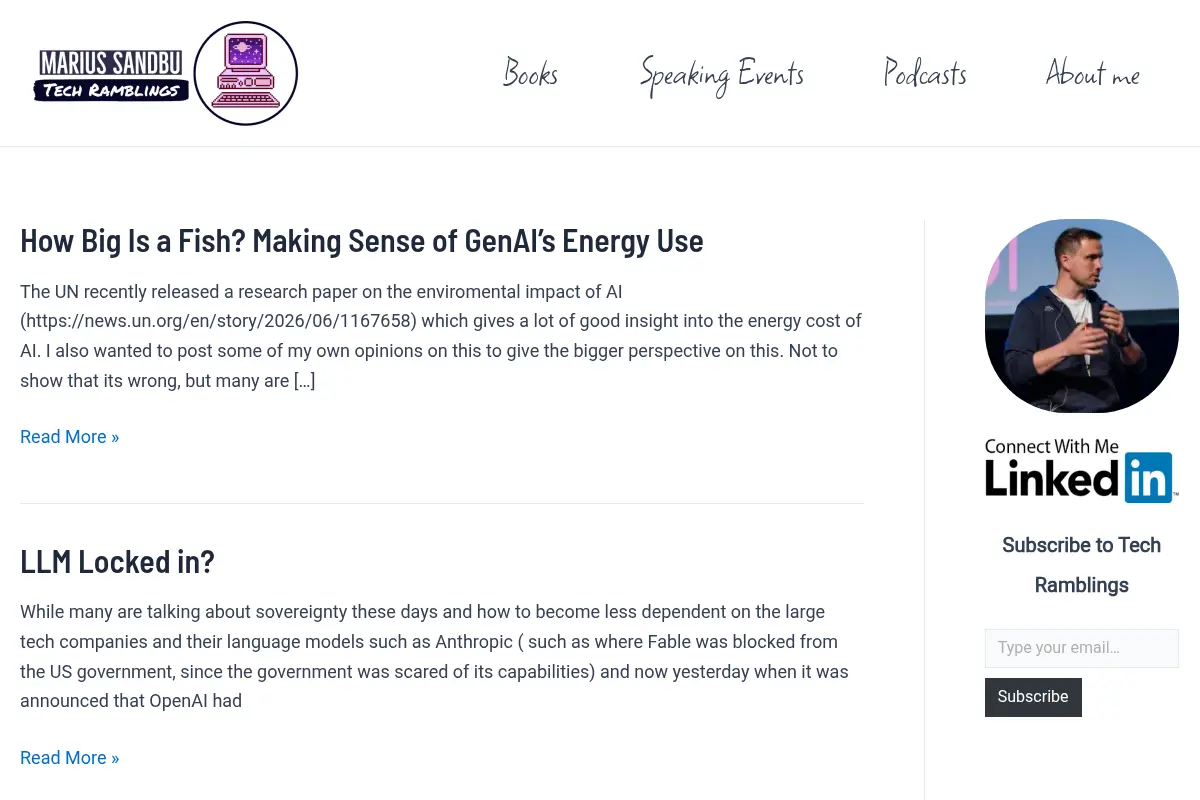 Marius Sandbu's Blog