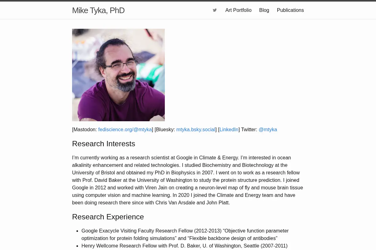 Mike Tyka, PhD