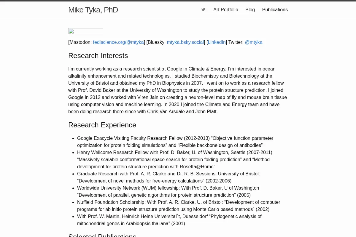 Mike Tyka, PhD