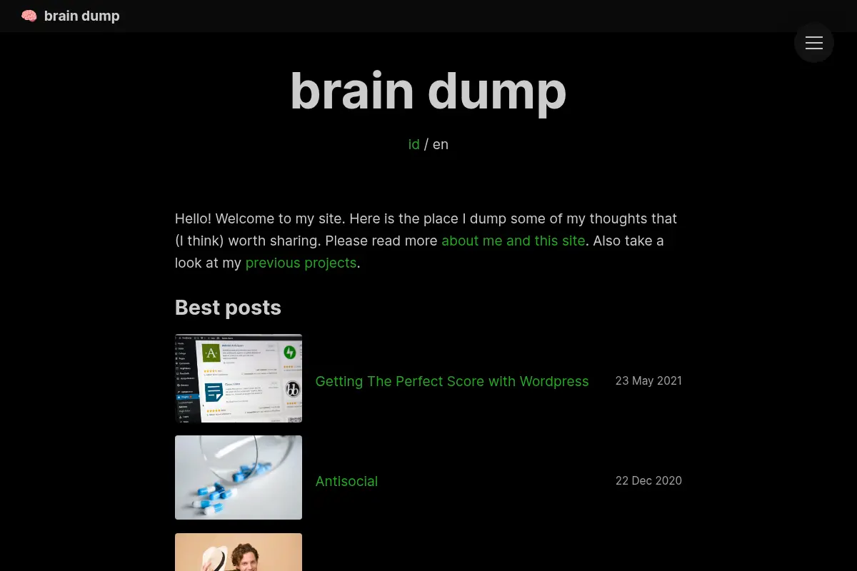 brain dump