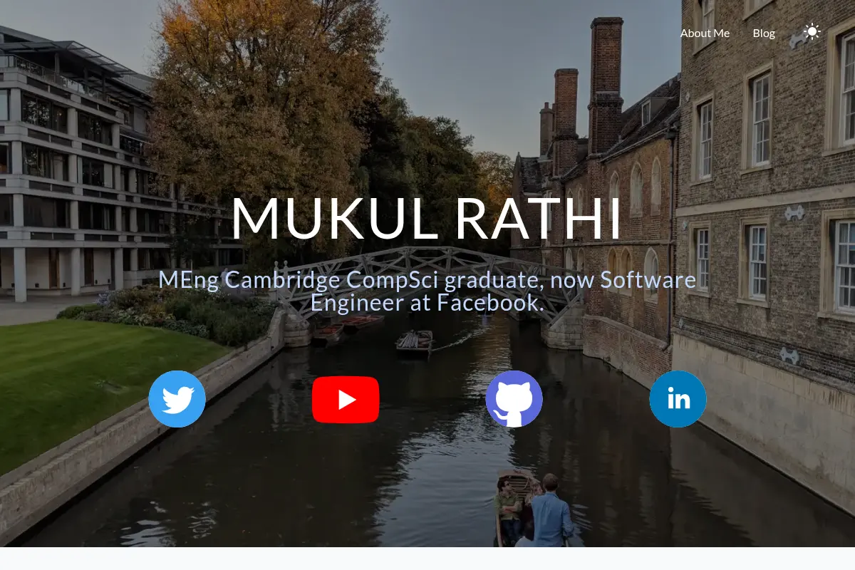 Mukul Rathi's Website