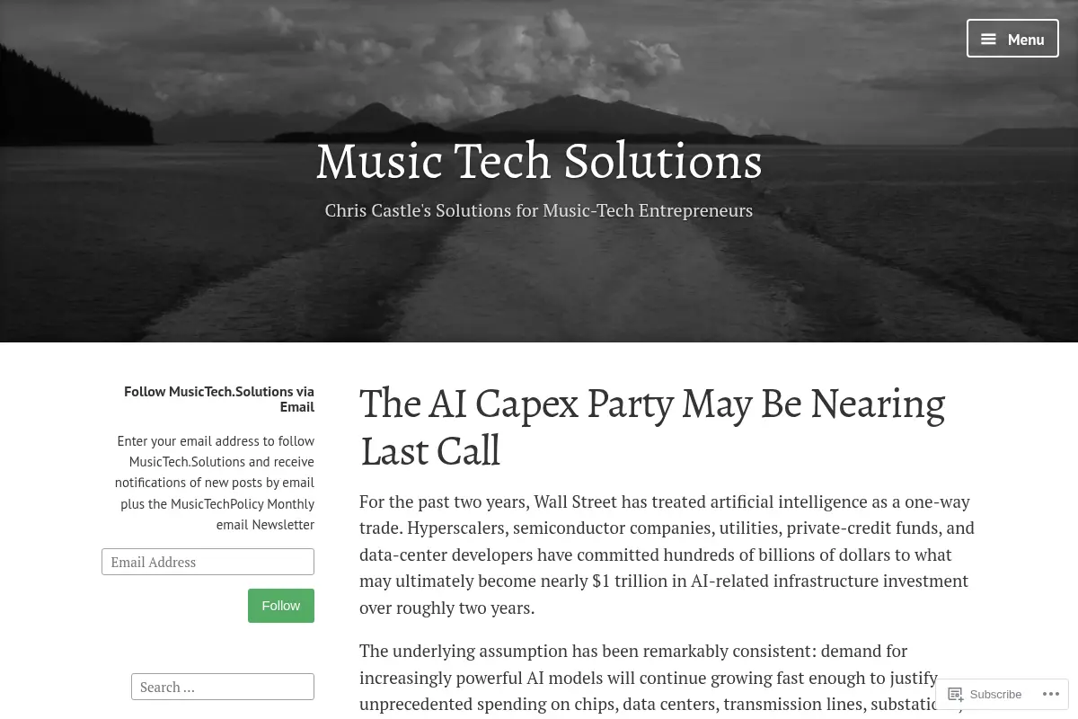 Music Tech Solutions – Chris Castle's Solutions for Music-Tech Entrepreneurs