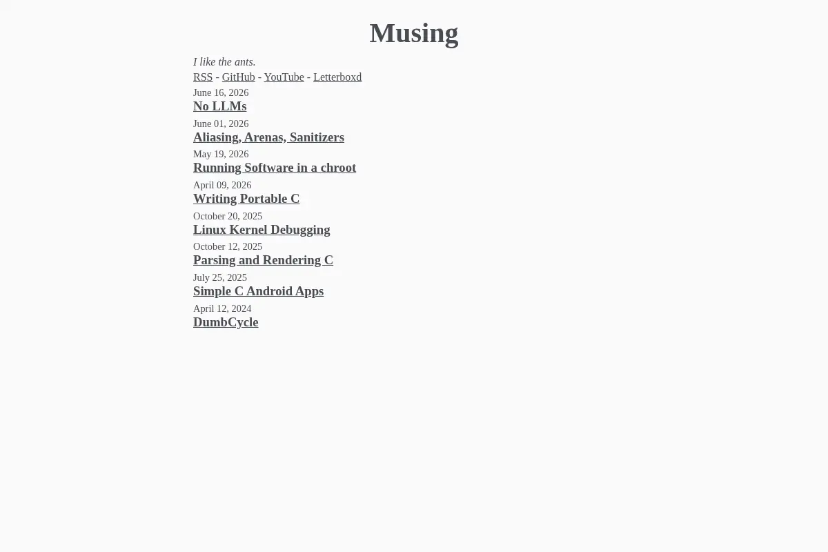 Musing