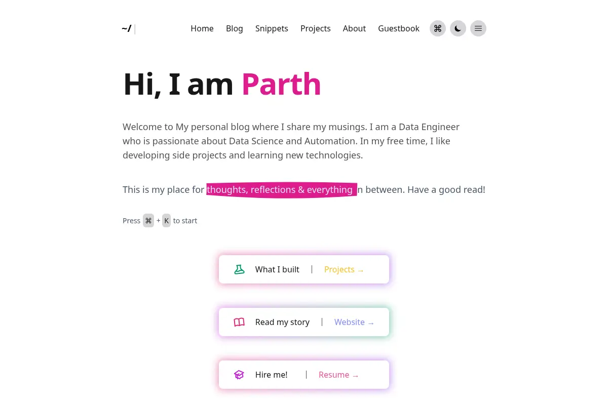 Blog | Parth Desai