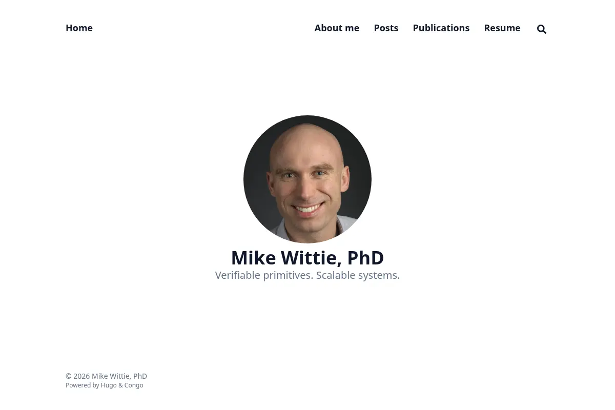 Mike Wittie, PhD