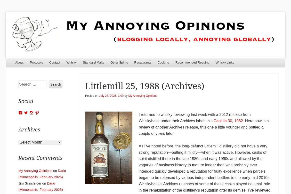 My Annoying Opinions