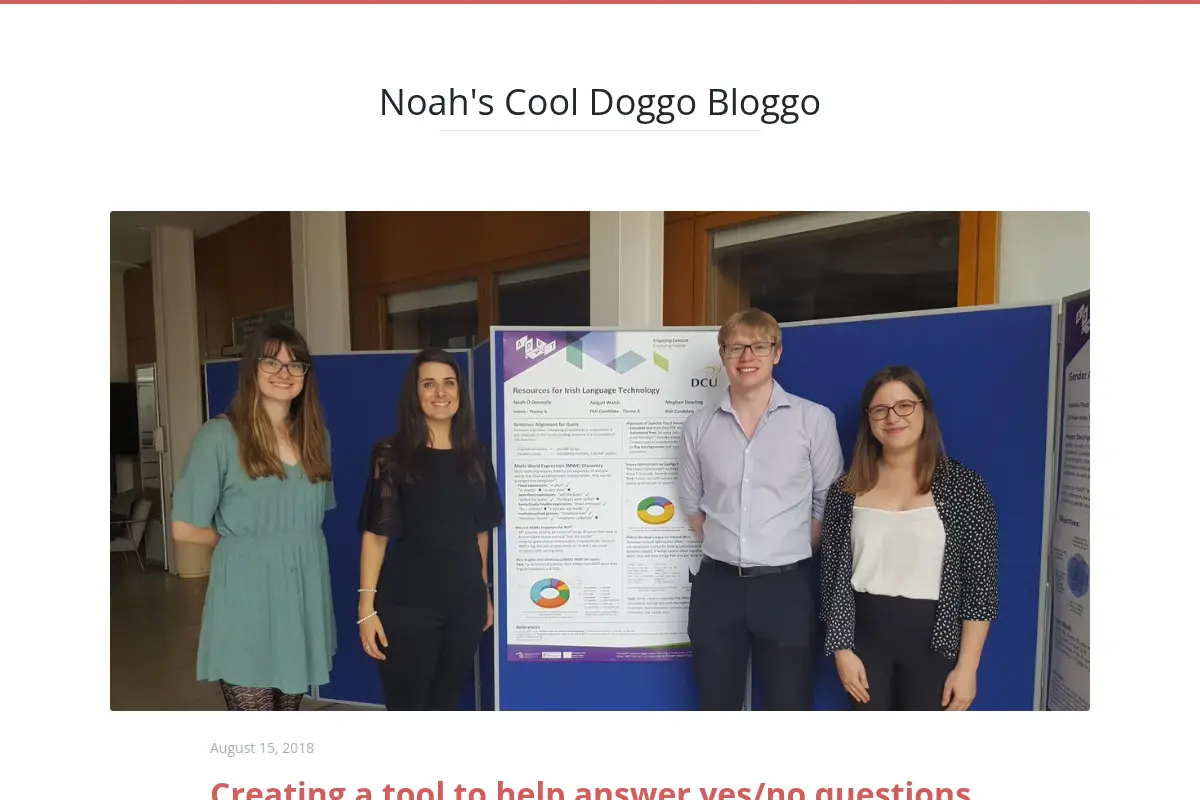 Noah's Cool Doggo Bloggo