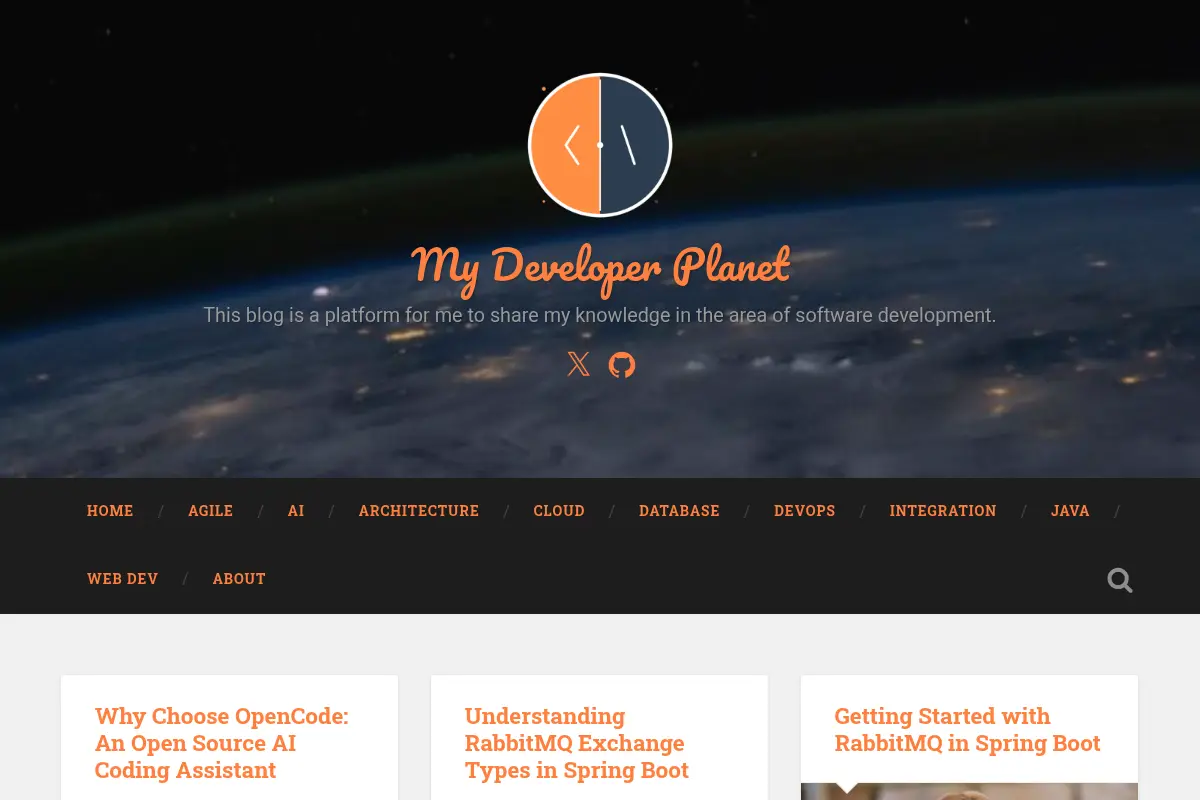 My Developer Planet