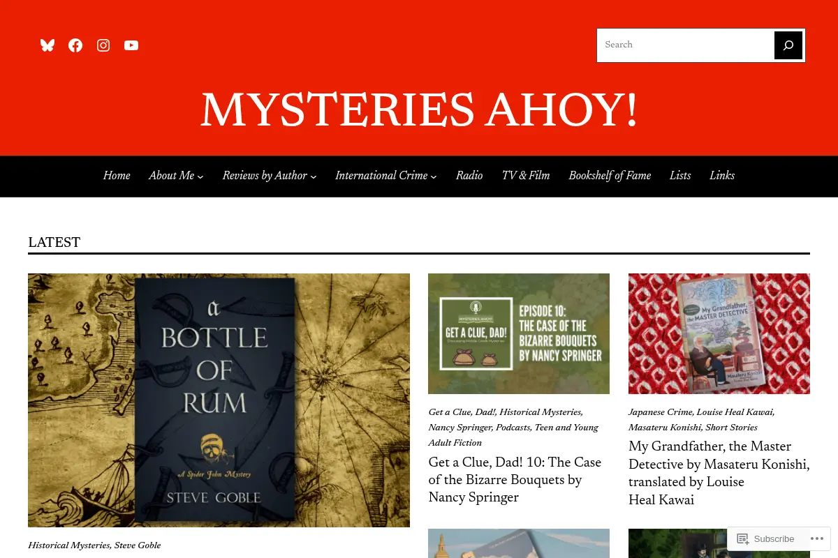 Mysteries Ahoy!