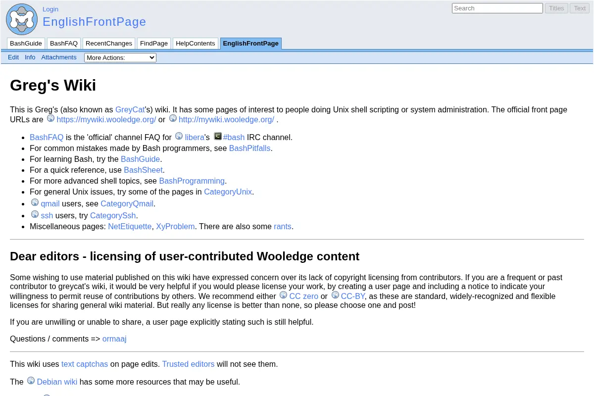Greg's Wiki