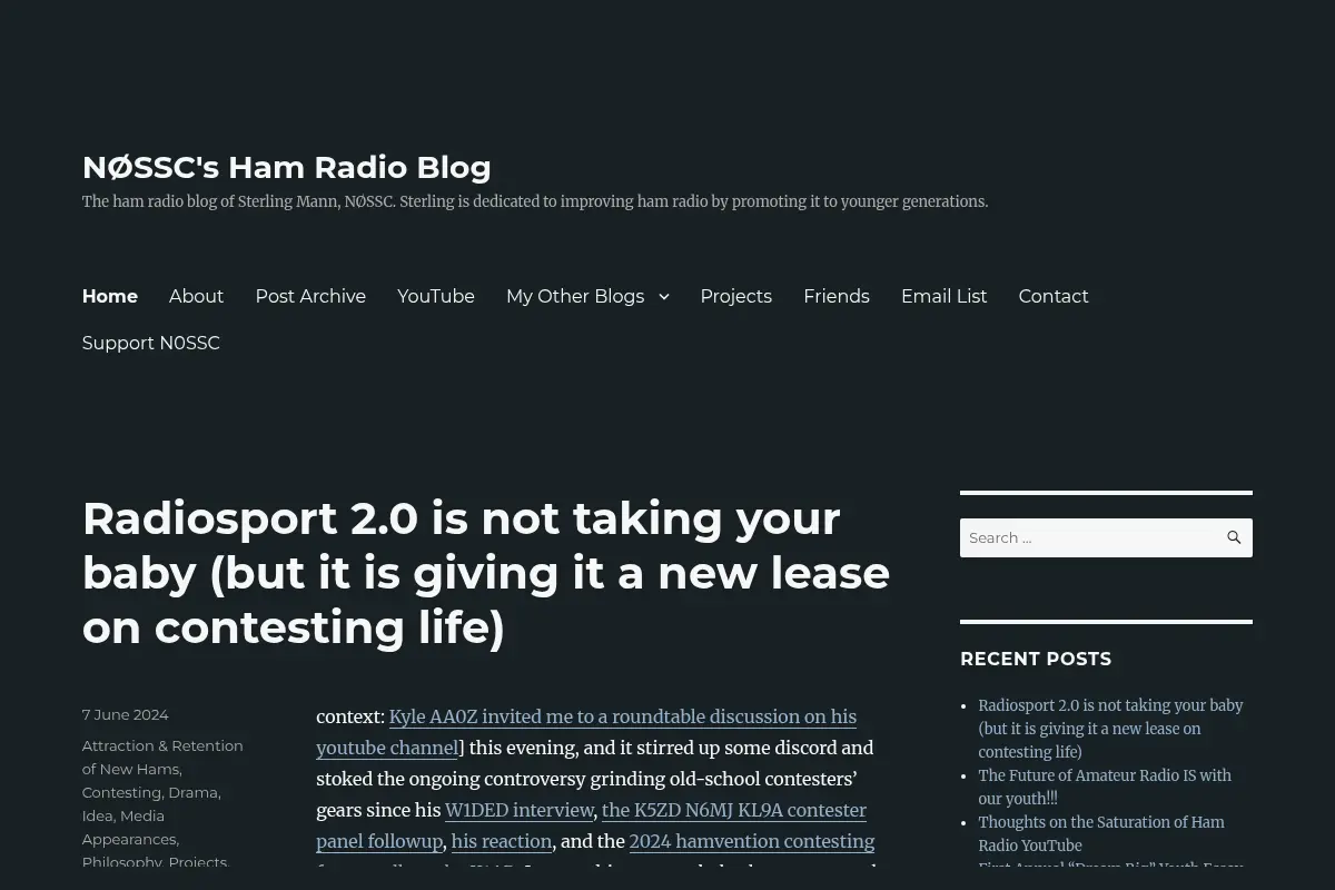 NØSSC's Ham Radio Blog