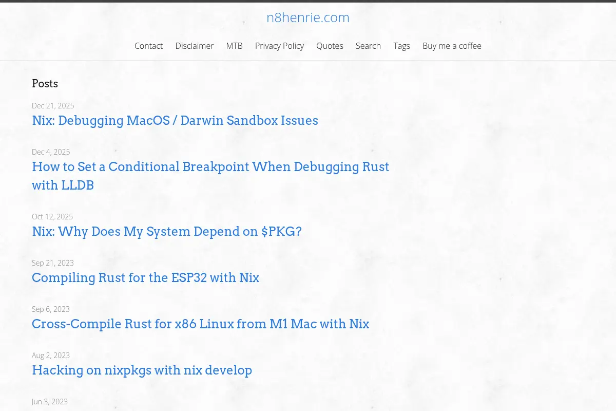 Nathan Henrie's Website