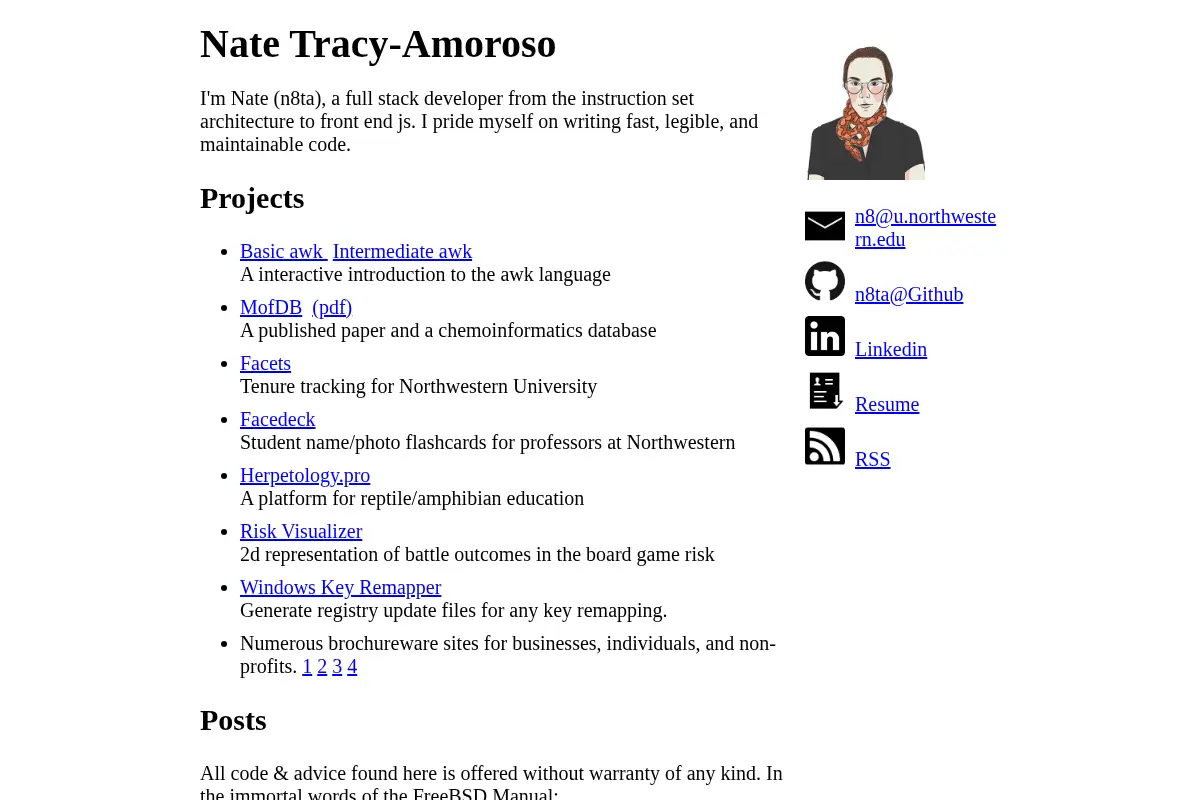 Nate Tracy-Amoroso's Website