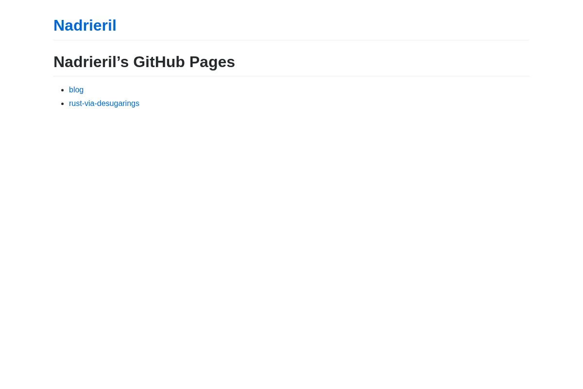 Nadrieril’s GitHub Pages