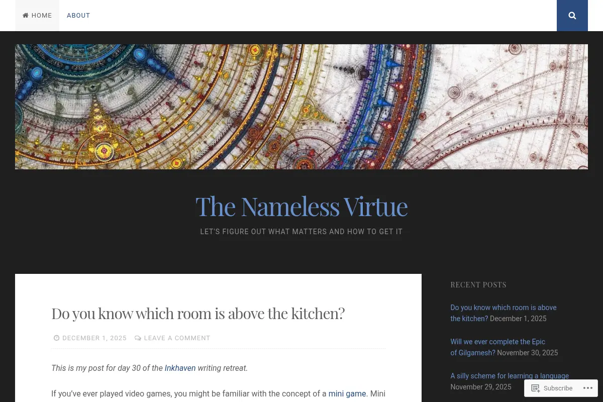 The Nameless Virtue
