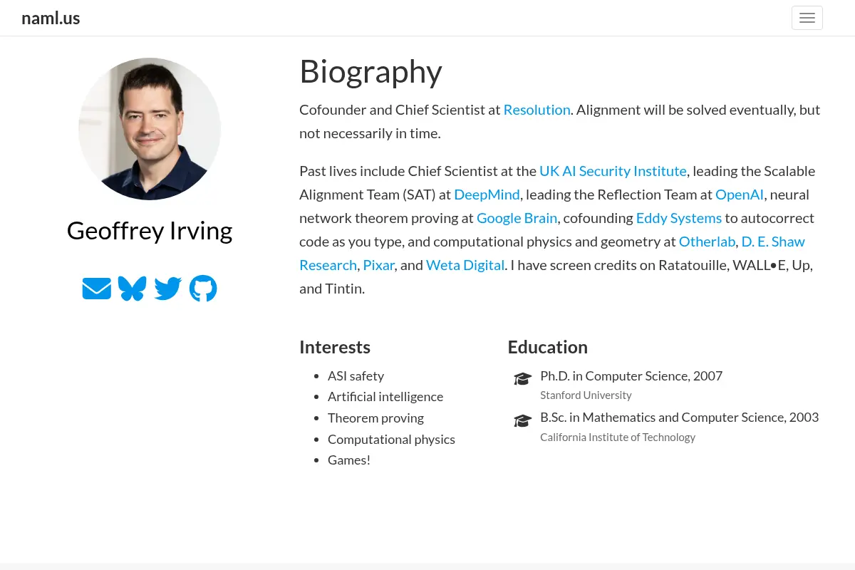 Geoffrey Irving's Homepage