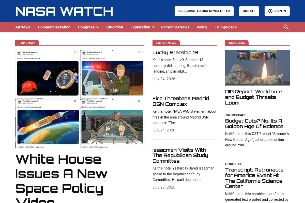 NASA Watch