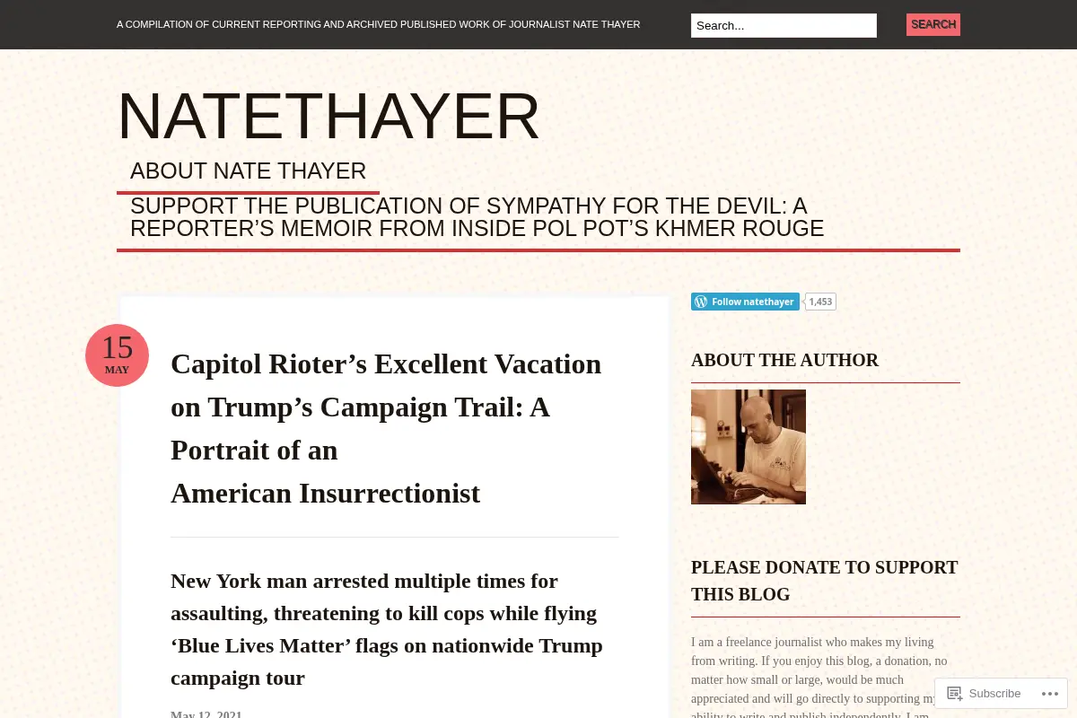 Nate Thayer's Journalism Archive
