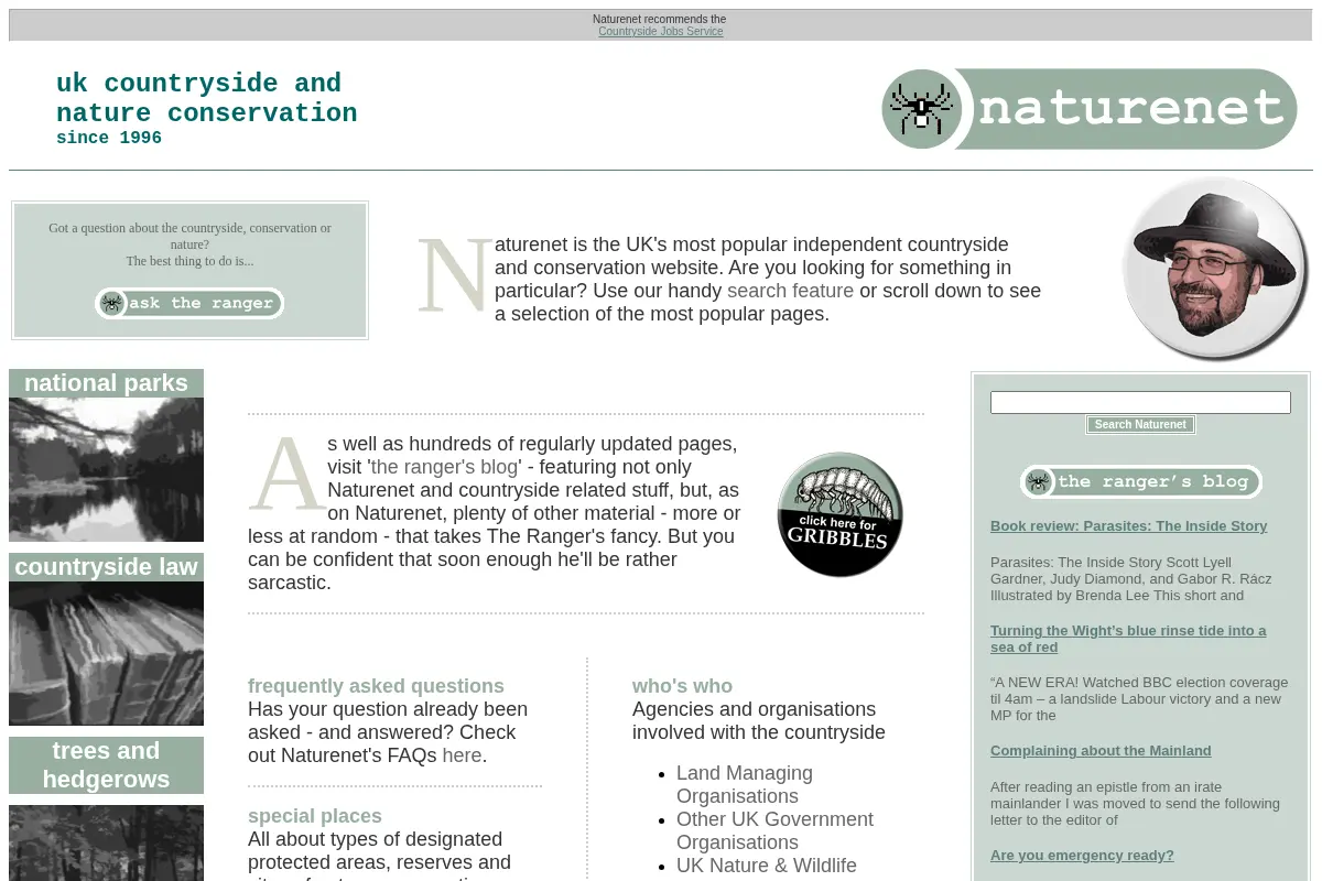 Naturenet - Countryside Management & Nature Conservation