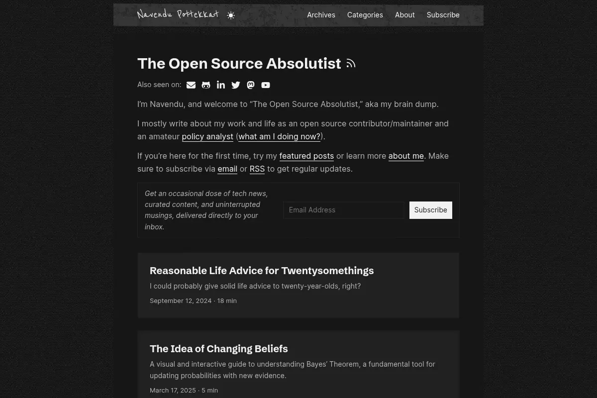 Navendu Pottekkat - The Open Source Absolutist