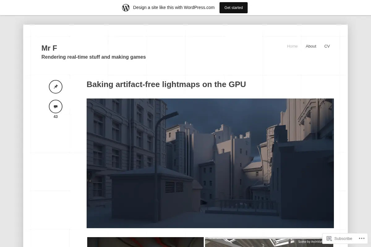 Mr F « Rendering real-time stuff and making games