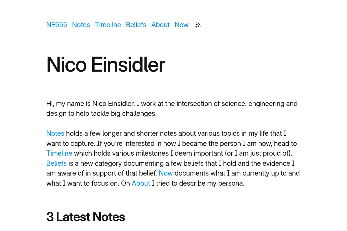 Nico Einsidler.