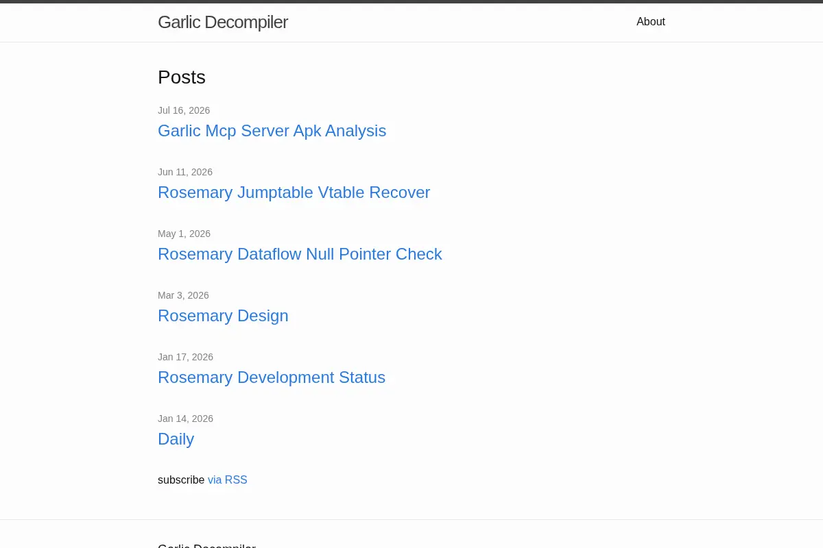 Garlic Decompiler Guide