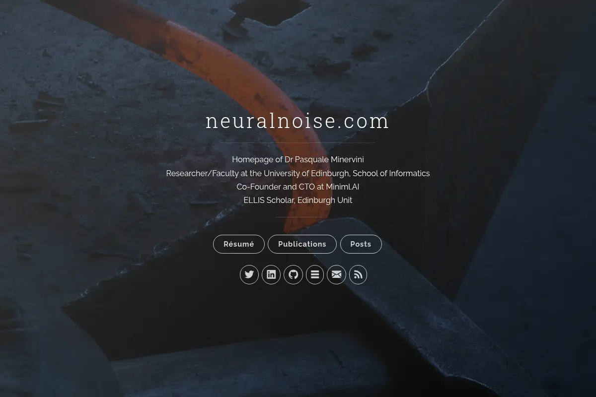 Pasquale Minervini's Homepage