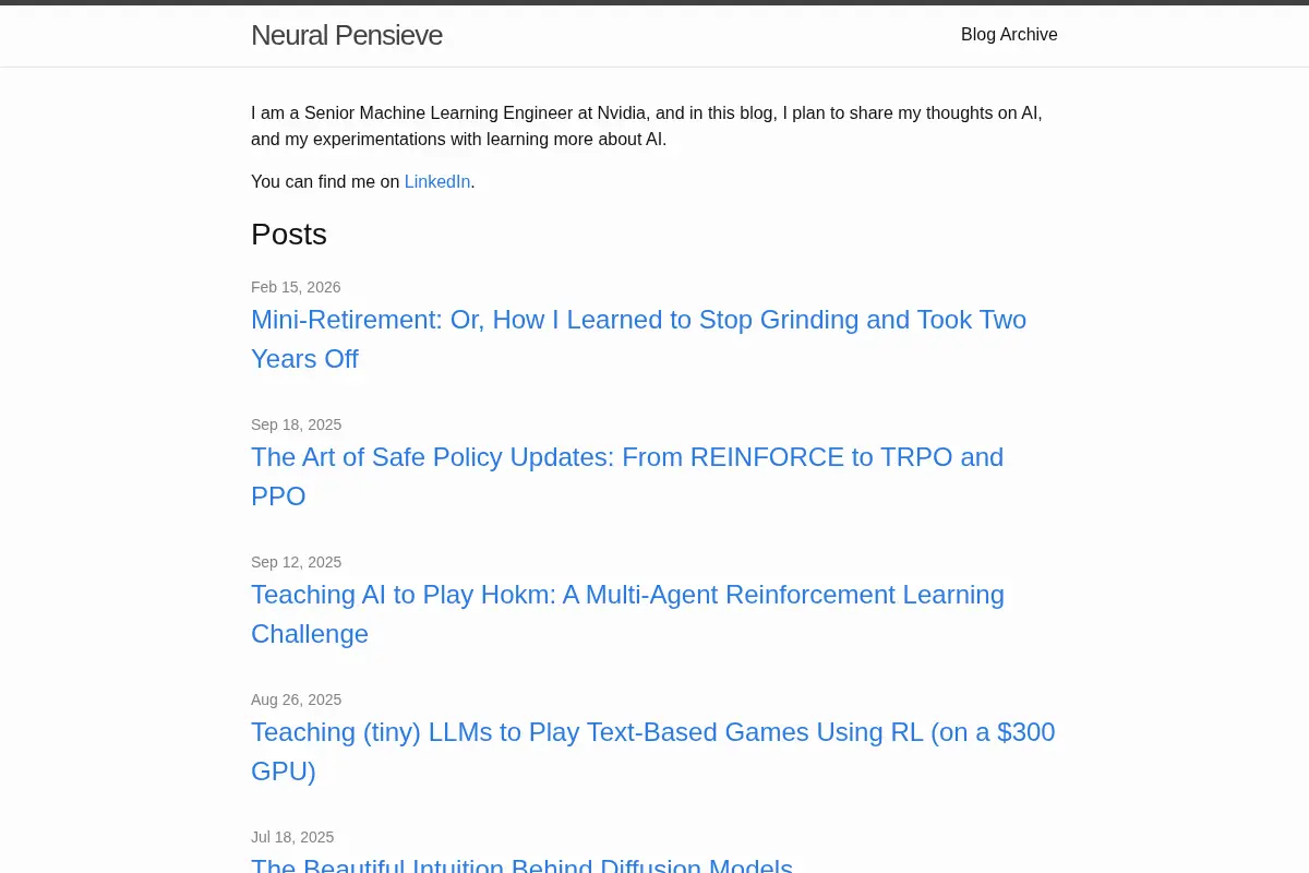 Neural Pensieve
