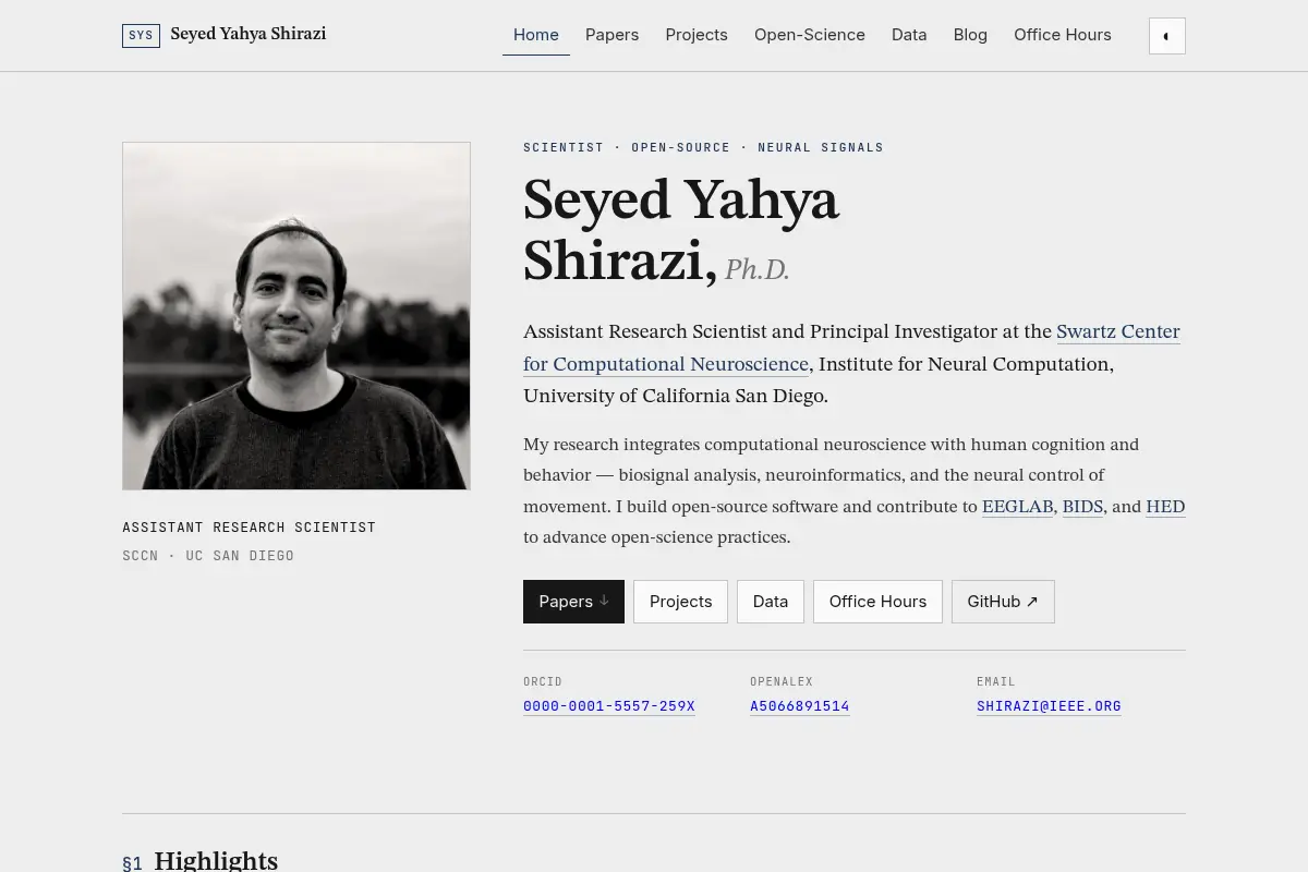 Seyed Yahya Shirazi, Ph.D.